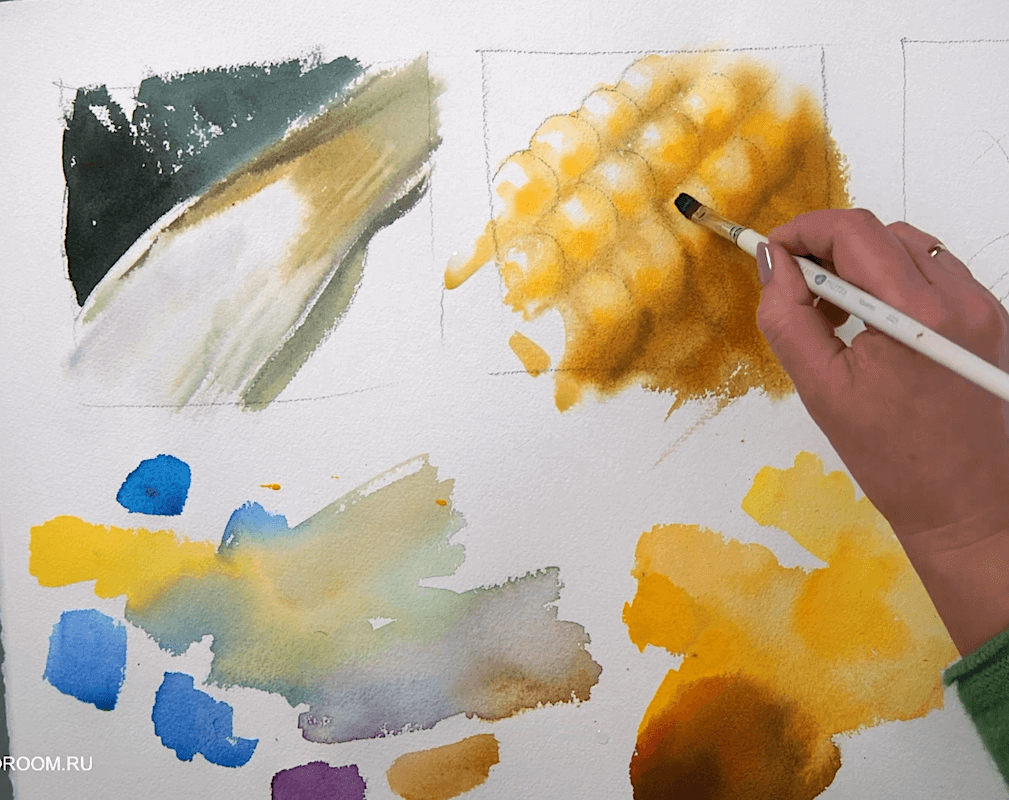 Бесплатный мастер-класс: Рисование кукурузы с Еленой Базановой