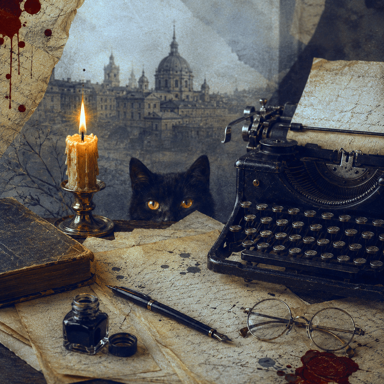 Фрагменты онлайн урока рисования «Мастер и Маргарита: 10 главных мифов о романе Михаила Булгакова» — Анималистика от Александра Щёголева