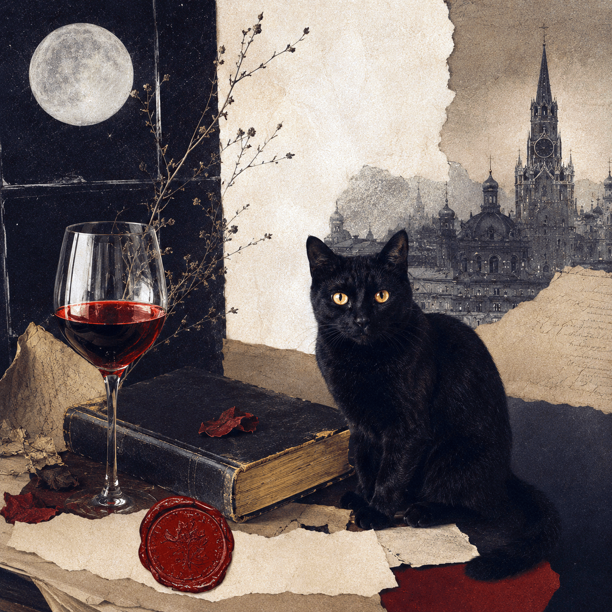Фрагменты онлайн урока рисования «Мастер и Маргарита: 10 главных мифов о романе Михаила Булгакова» — Анималистика от Александра Щёголева