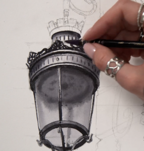 1. Construction of a lantern consisting of one element