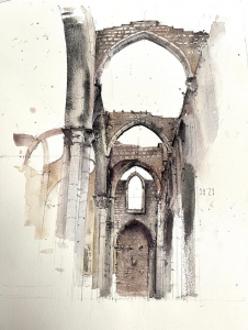 3. Prospective construction of the Gothic temple in Lisbon